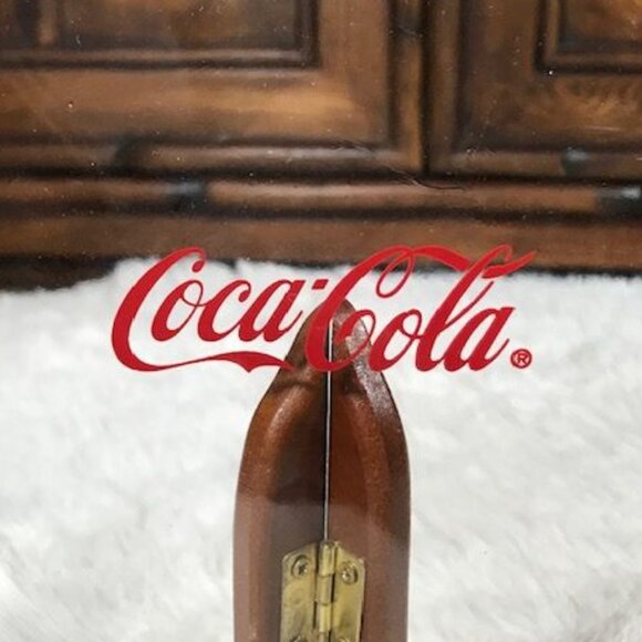 NWOT Set of 6 Vintage Coca-Cola Red Ring Coca-Cola Glass Plates - Picture 4 of 11